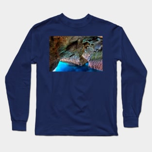 Sea caves of Marmara - Sfakia, Crete Long Sleeve T-Shirt